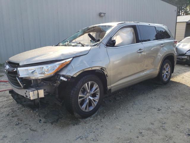 TOYOTA HIGHLANDER 2015 with VIN 5TDJKRFH8FS216622 - Photo from auction