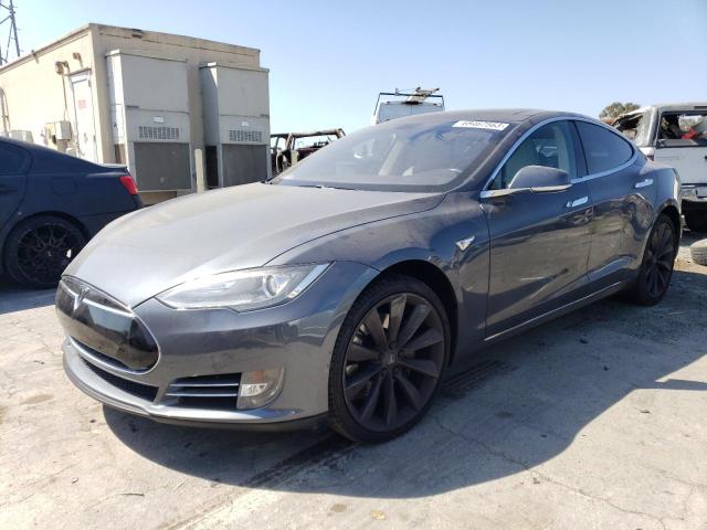 TESLA MODEL S 2013 with VIN 5YJSA1CP0DFP07014 - Photo from auction