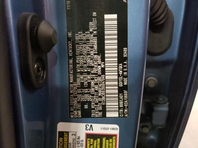 Photo 14 from auction – 2011 TOYOTA VENZA with VIN 4T3BK3BB2BU047046