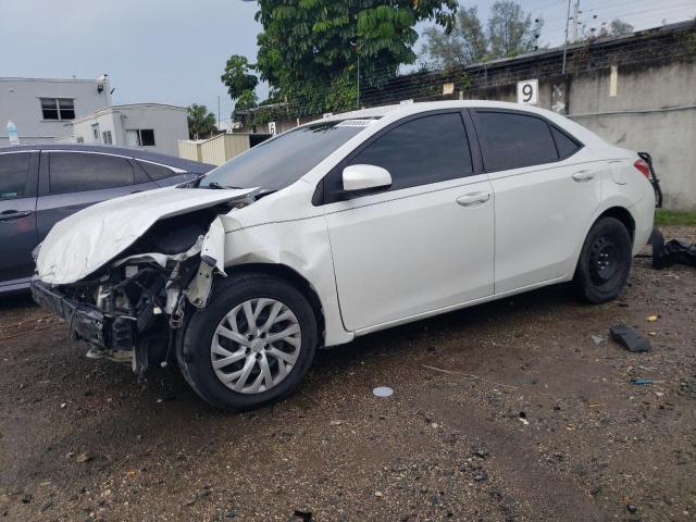 TOYOTA COROLLA L 2018 with VIN 5YFBURHE6JP834749 - Photo from auction