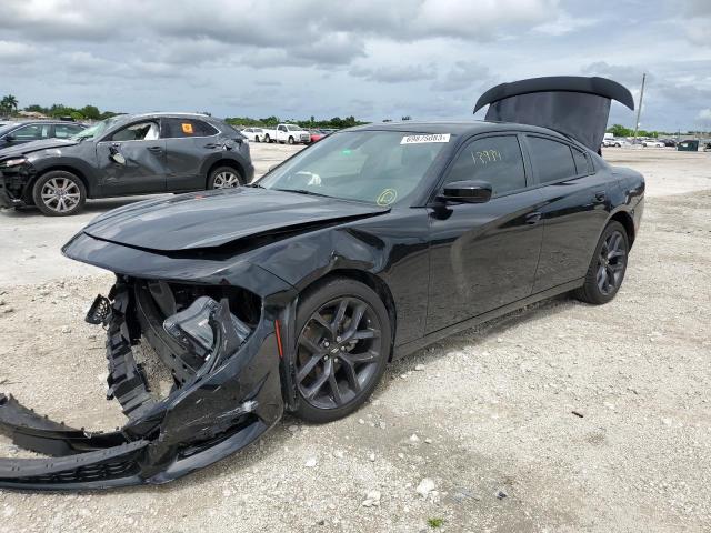 DODGE CHARGER SX 2022 with VIN 2C3CDXBG9NH206073 - Photo from auction