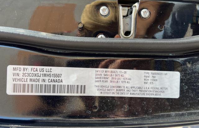 Photo 10 from auction – 2021 DODGE CHARGER SC with VIN 2C3CDXGJ1MH515507