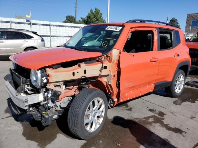Photo 1 from auction – 2017 JEEP RENEGADE L with VIN ZACCJBBB5HPE44100