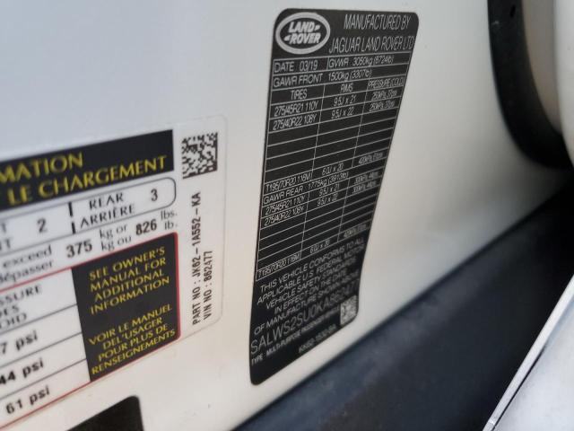 Photo 14 from auction – 2019 LAND ROVER RANGE ROVE with VIN SALWS2SU0KA862477