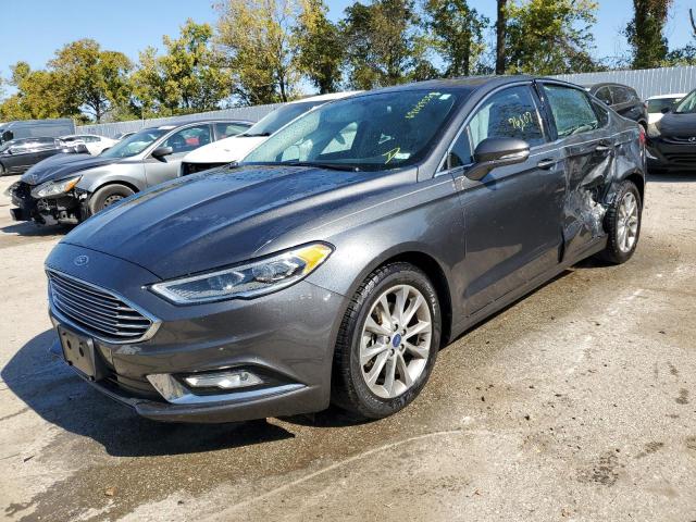 FORD FUSION SE 2017 with VIN 3FA6P0HD6HR335424 - Photo from auction