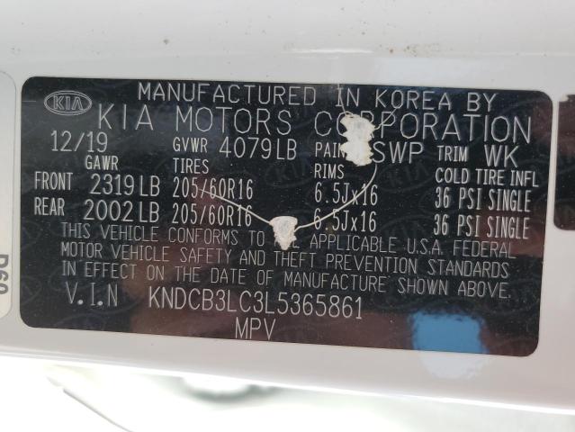 Photo 14 from auction – 2020 KIA NIRO LX with VIN KNDCB3LC3L5365861