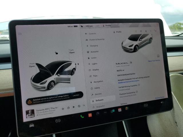 Photo 9 from auction – 2018 TESLA MODEL 3 with VIN 5YJ3E1EA4JF164764