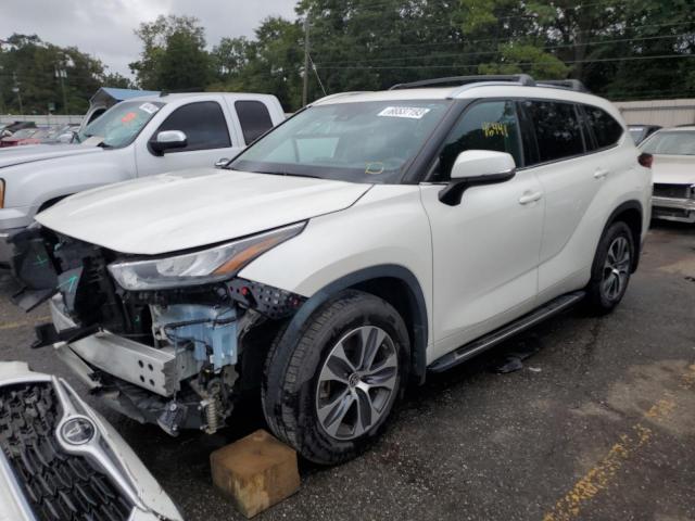 TOYOTA HIGHLANDER 2020 with VIN 5TDGZRAH8LS512264 - Photo from auction