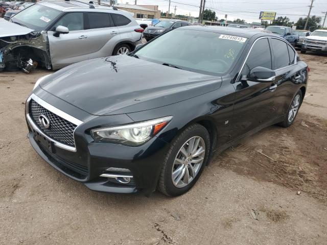 INFINITI Q50 BASE 2015 with VIN JN1BV7AR8FM409979 - Photo from auction