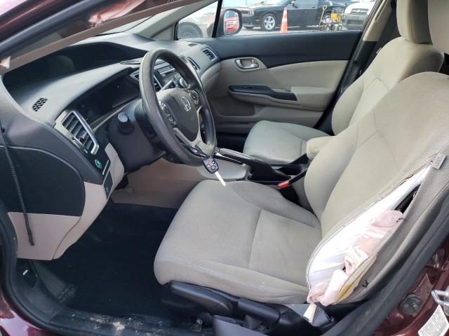 Photo 7 from auction – 2013 HONDA CIVIC LX with VIN 19XFB2F57DE029480