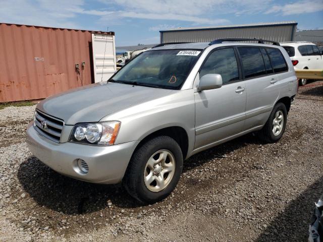 TOYOTA HIGHLANDER 2002 with VIN JTEGF21A620064784 - Photo from auction