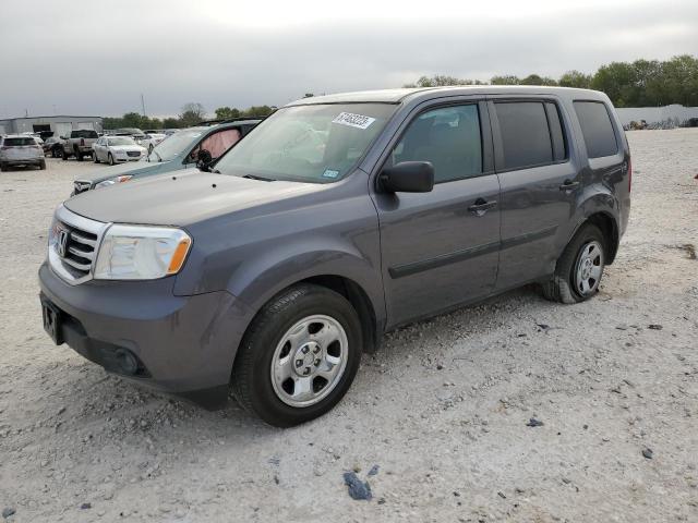 HONDA PILOT LX 2015 with VIN 5FNYF3H22FB031463 - Photo from auction