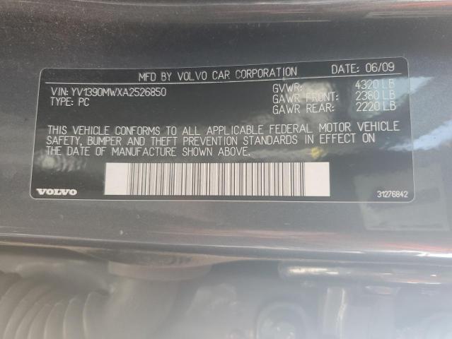 Photo 14 from auction – 2010 VOLVO V50 with VIN YV1390MWXA2526850