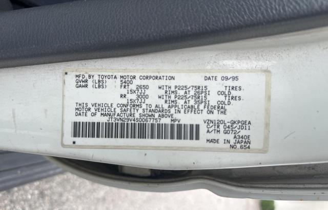 Photo 10 from auction – 1995 TOYOTA 4RUNNER VN with VIN JT3VN29V4S0067757