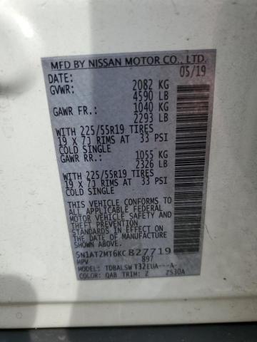 Photo 14 from auction – 2019 NISSAN ROGUE S with VIN 5N1AT2MT6KC827719