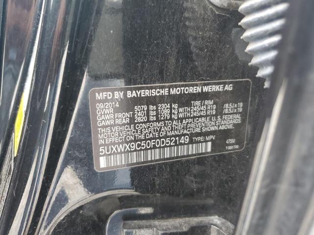 Photo 14 from auction – 2015 BMW X3 XDRIVE2 with VIN 5UXWX9C50F0D52149