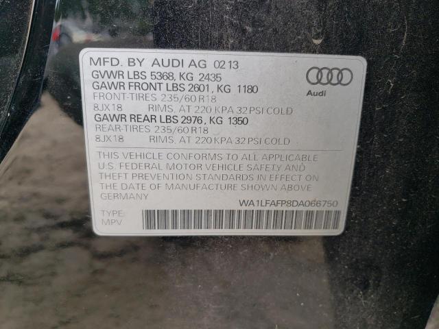 Photo 14 from auction – 2013 AUDI Q5 PREMIUM with VIN WA1LFAFP8DA066750