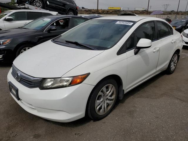 HONDA CIVIC LX 2012 with VIN 2HGFB2F50CH610842 - Photo from auction