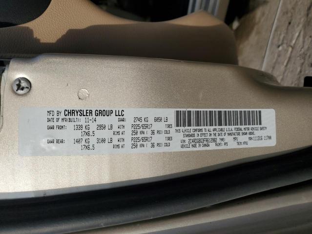 Photo 14 from auction – 2015 DODGE GRAND CARA with VIN 2C4RDGBG3FR612982