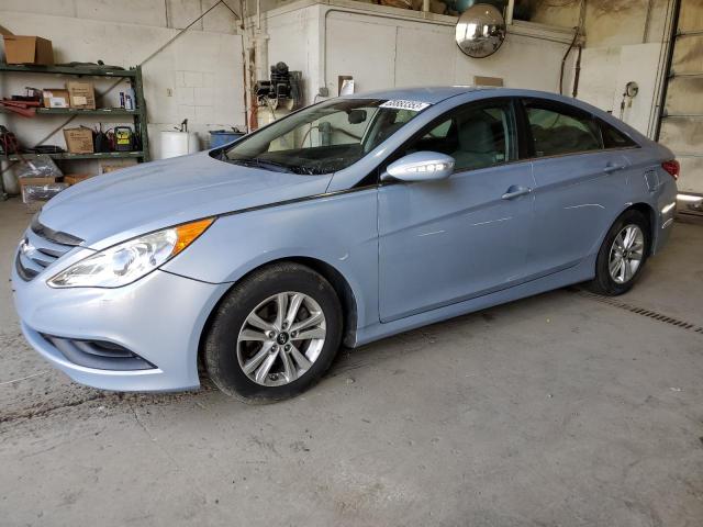 HYUNDAI SONATA GLS 2014 with VIN 5NPEB4AC2EH877163 - Photo from auction