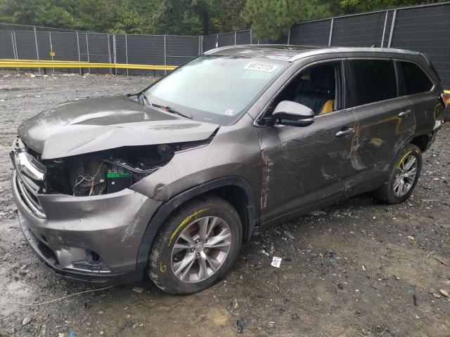 TOYOTA HIGHLANDER 2014 with VIN 5TDJKRFHXES011513 - Photo from auction