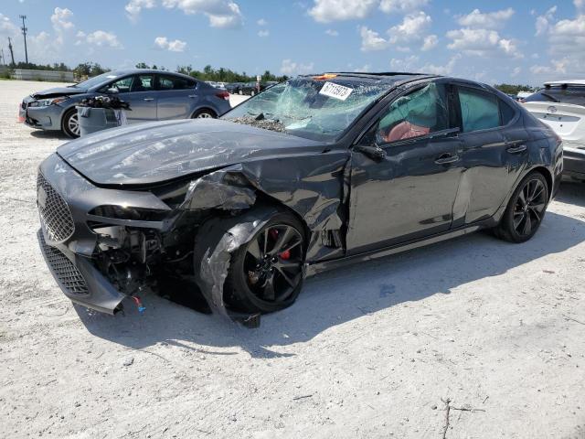GENESIS G70 BASE 2023 with VIN KMTG54TE1PU117542 - Photo from auction