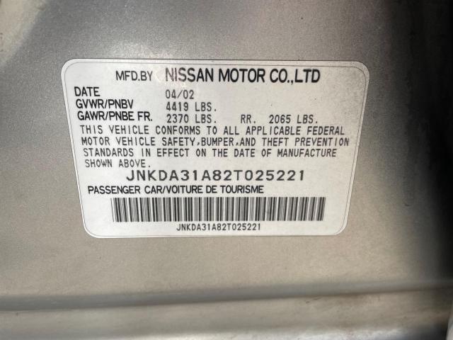 Photo 10 from auction – 2002 INFINITI I35 with VIN JNKDA31A82T025221