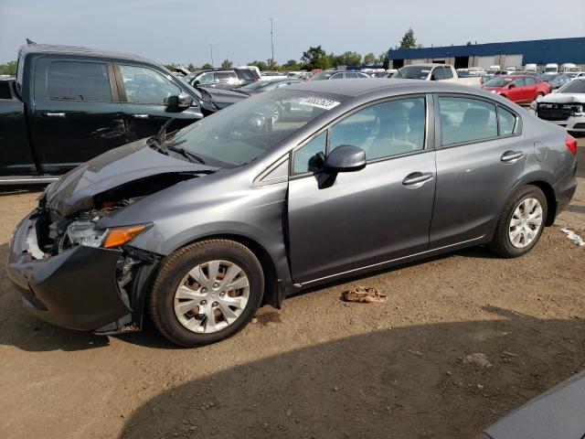 HONDA CIVIC LX 2012 with VIN 19XFB2F52CE105797 - Photo from auction