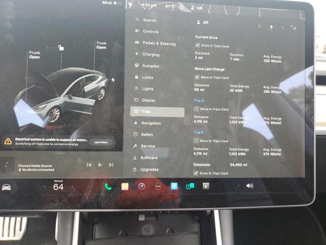 Photo 9 from auction – 2018 TESLA MODEL 3 with VIN 5YJ3E1EB5JF073205