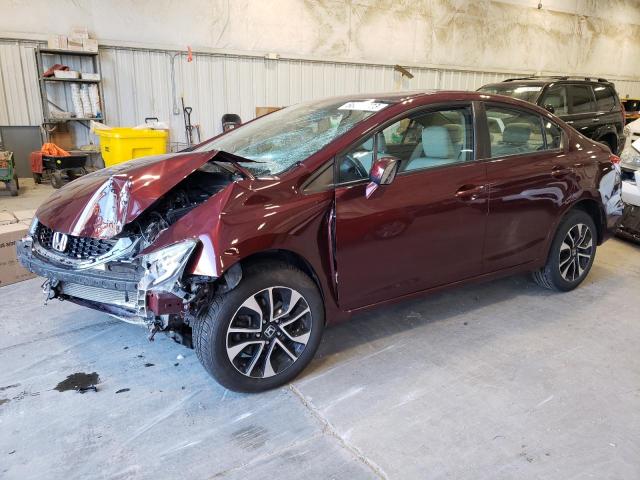 HONDA CIVIC EX 2014 with VIN 19XFB2F88EE051483 - Photo from auction