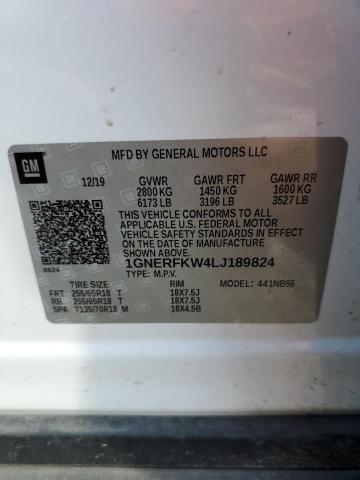 Photo 14 from auction – 2020 CHEVROLET TRAVERSE L with VIN 1GNERFKW4LJ189824