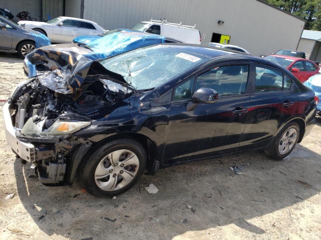 HONDA CIVIC LX 2013 with VIN 2HGFB2F57DH506723 - Photo from auction
