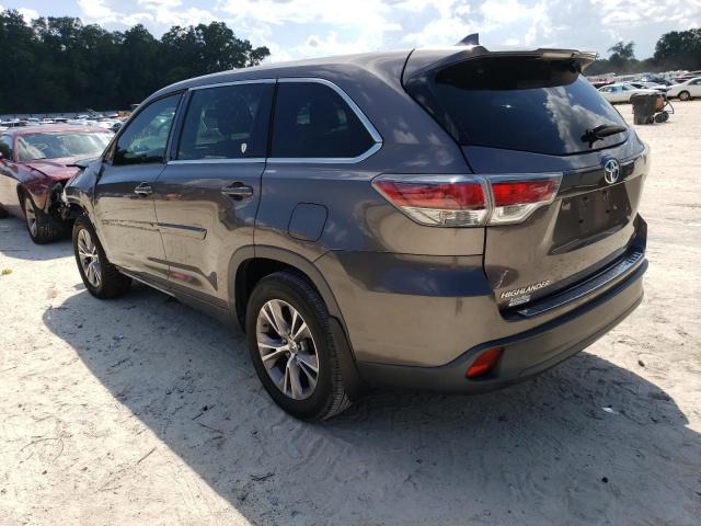 Photo 2 from auction – 2015 TOYOTA HIGHLANDER with VIN 5TDZKRFHXFS111387