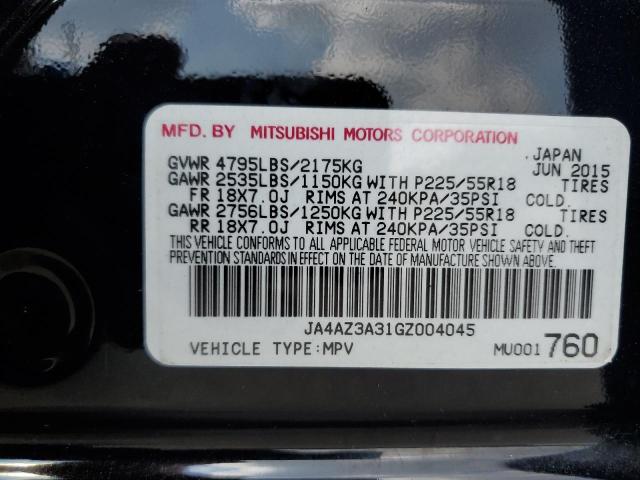Photo 14 from auction – 2016 MITSUBISHI OUTLANDER with VIN JA4AZ3A31GZ004045