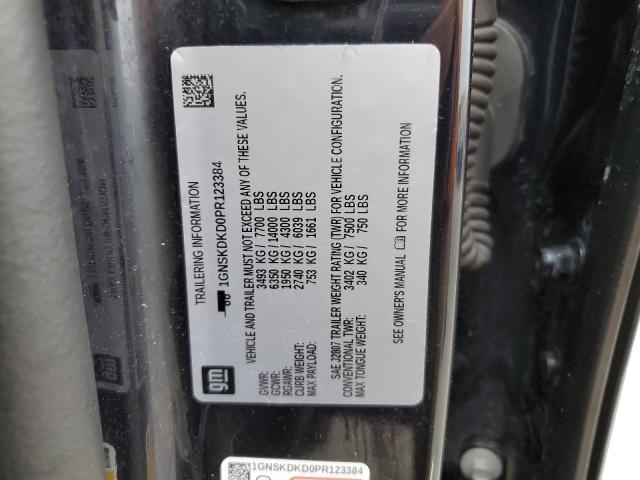 Photo 14 from auction – 2023 CHEVROLET SUBURBAN K with VIN 1GNSKDKD0PR123384