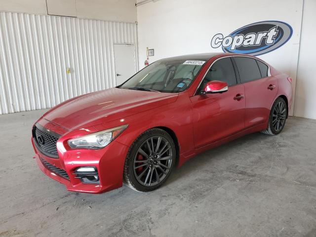 INFINITI Q50 RED SP 2017 with VIN JN1FV7AP1HM850033 - Photo from auction