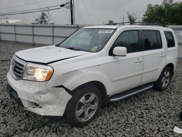 HONDA PILOT EXL 2013 with VIN 5FNYF4H58DB007584 - Photo from auction