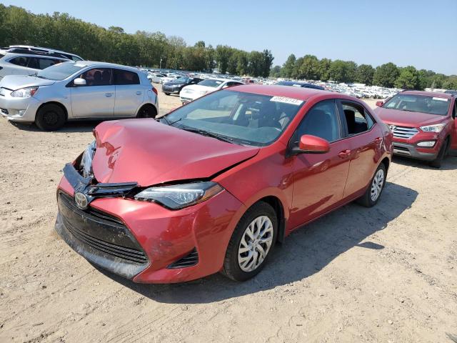 TOYOTA COROLLA L 2018 with VIN 5YFBURHEXJP838206 - Photo from auction