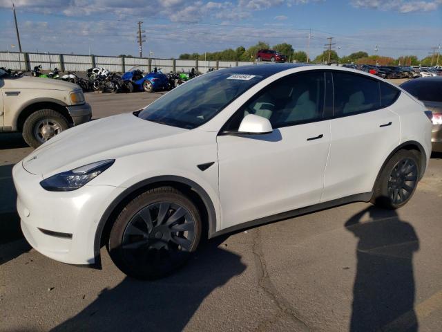 TESLA MODEL Y 2021 مع رقم تعريف المركبة 5YJYGDEE0MF201379 - صورة من المزاد