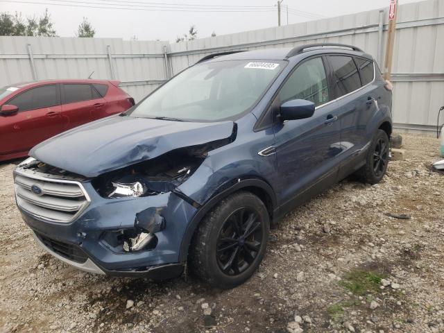 FORD ESCAPE SE 2018 with VIN 1FMCU9GD8JUA00655 - Photo from auction