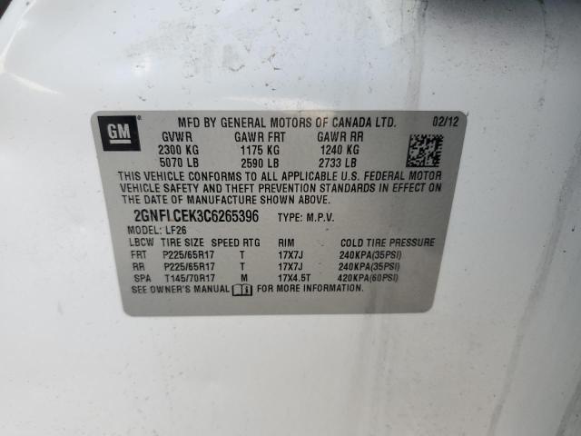 Снимка 14 от търг – 2012 CHEVROLET EQUINOX LS с VIN 2GNFLCEK3C6265396