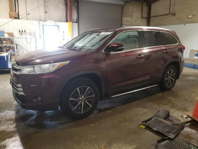 TOYOTA HIGHLANDER 2019 with VIN 5TDJZRFH3KS947495 - Photo from auction