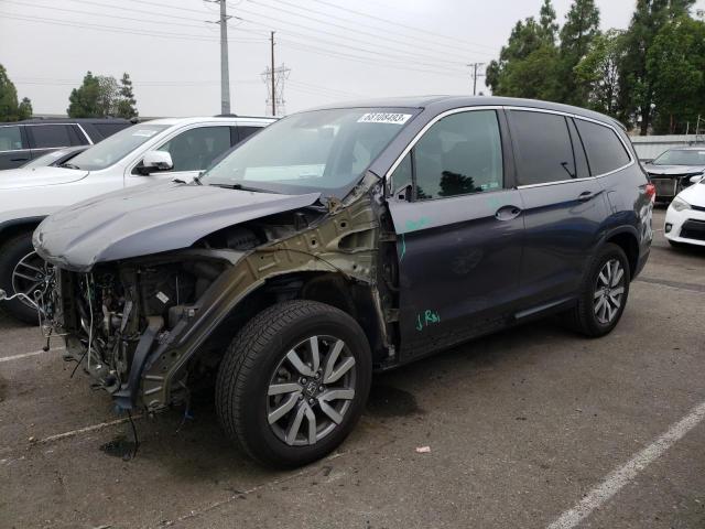 HONDA PILOT EXL 2019 with VIN 5FNYF5H59KB024395 - Photo from auction