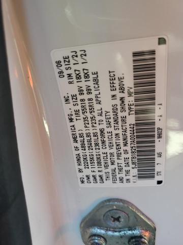Photo 14 from auction – 2007 ACURA RDX with VIN 5J8TB18257A004442