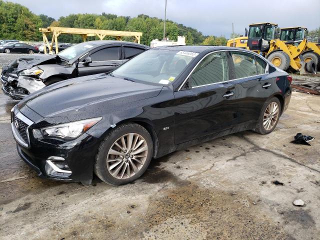 INFINITI Q50 LUXE 2018 with VIN JN1EV7AR9JM445136 - Photo from auction