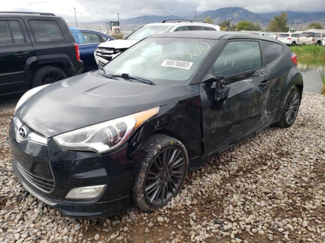 HYUNDAI VELOSTER 2013 with VIN KMHTC6AD2DU134446 - Photo from auction