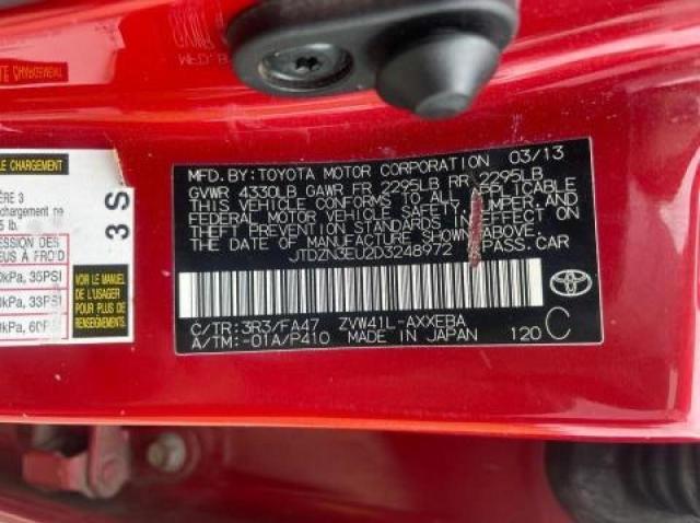 Photo 10 from auction – 2013 TOYOTA PRIUS V with VIN JTDZN3EU2D3248972