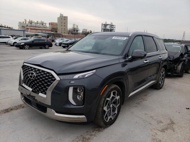 HYUNDAI PALISADE C 2022 with VIN KM8R74HEXNU487343 - Photo from auction