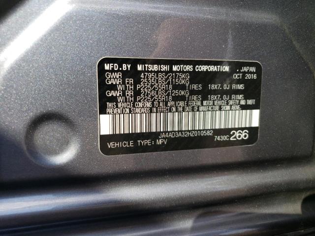 Photo 14 from auction – 2017 MITSUBISHI OUTLANDER with VIN JA4AD3A32HZ010582