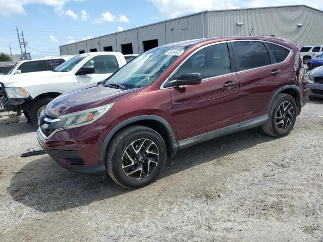 HONDA CR-V SE 2016 with VIN 2HKRM3H45GH550229 - Photo from auction